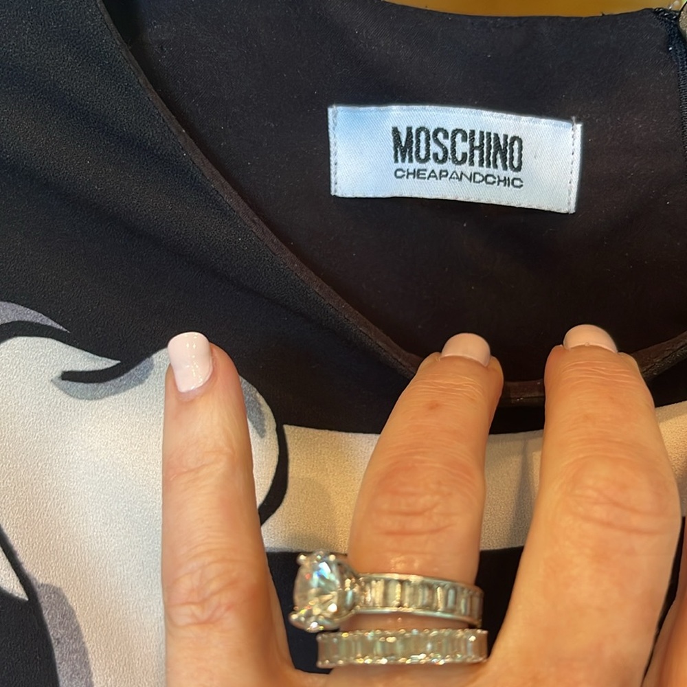 Moschino Cheap and Chic Bones/ Skeleton CHIC Dress - Picture 2 of 12